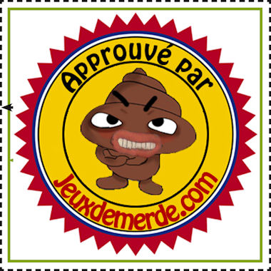 JDM aproved The Jeu de Merde mascotte